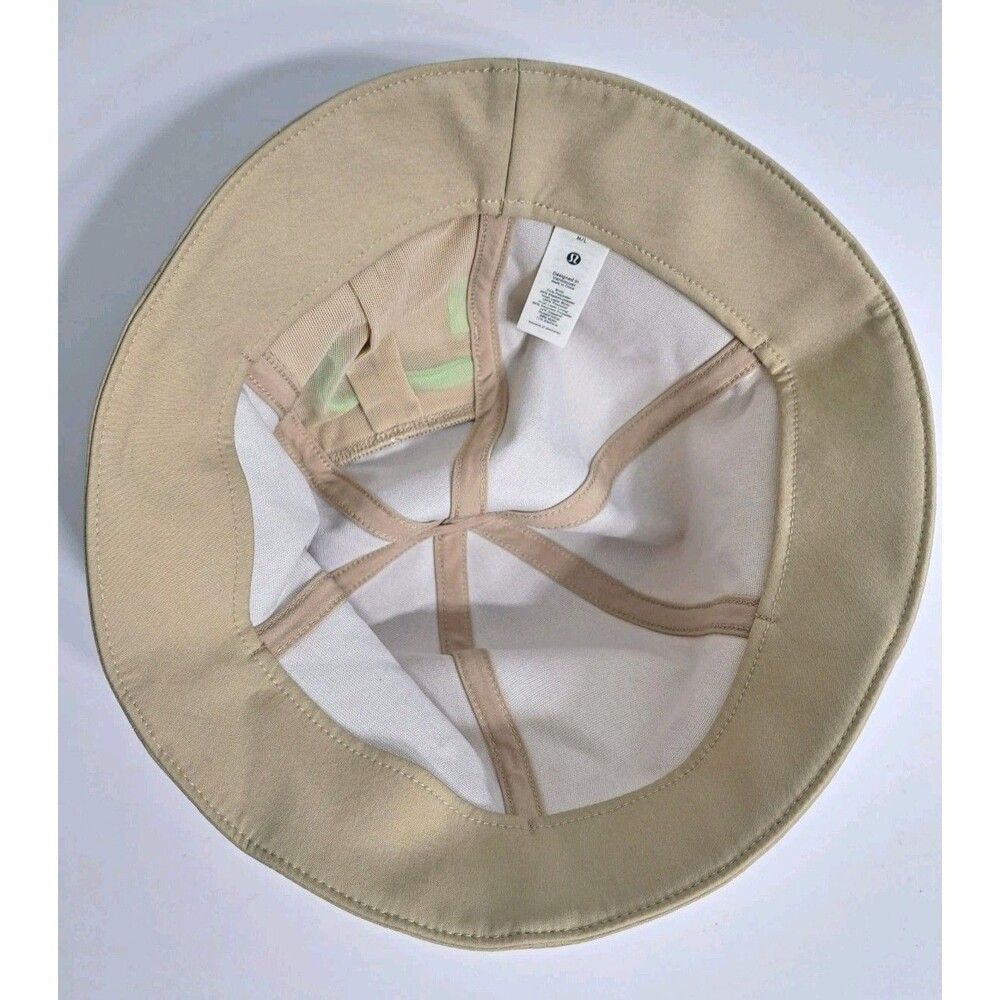 Lululemon Womens M/L Packable Bucket Hat Khaki Beige Tan - Picture 7 of 8